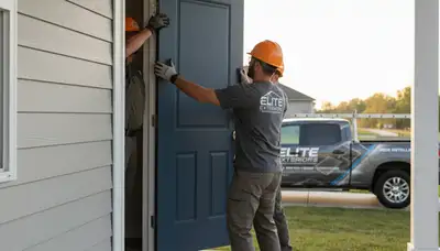 Professional door installation by vinyl-siding experts in Charlotte, NC homes