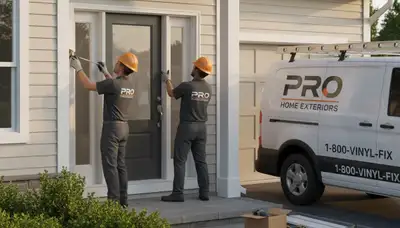 Vinyl siding and door repair experts restoring storm-damaged exteriors in Charlotte, NC