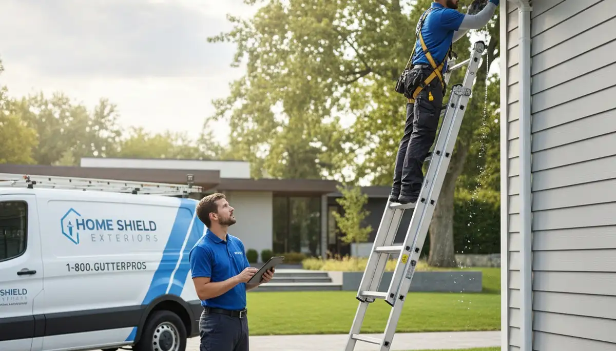 Professional gutter repair and vinyl siding experts in Charlotte, NC fixing leaks and storm damage
