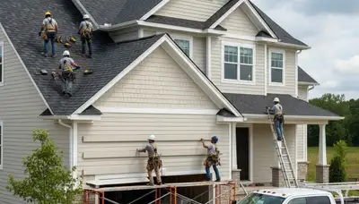 Professional roof installation service in Charlotte, NC by Next Level Exteriors roofing experts
