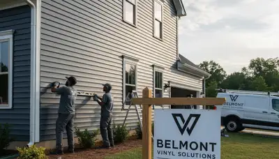 Professional vinyl siding installation on home exterior in Charlotte, NC