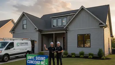Professional vinyl siding installation on home exterior in Charlotte, NC