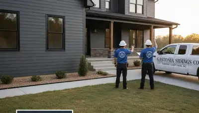 Professional vinyl siding installation on home exterior in Charlotte, NC