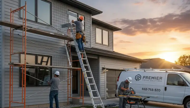 Professional vinyl siding installation on home exterior in Charlotte, NC by Next Level Exteriors