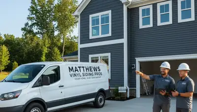Professional vinyl siding installation on home exterior in Charlotte, NC